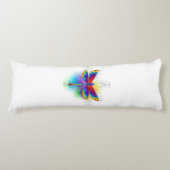 Regenboog veelhoekige libel lichaamskussen (Voorkant)