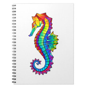 Regenboog Veelhoekige Zeepaard Notitieboek