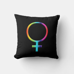 Regenboog Venus Symbool Astrologie Dierenriem Plan Kussen