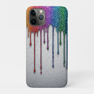 Regenboog Verf Drip Spat ✨Kleurrijke Explosie iPhone 11 Pro Hoesje