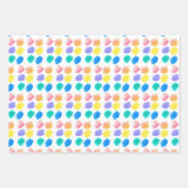 Regenboog Verf en Sip Verjaardagsfeestje Inpakpapier Vel (Voorkant)