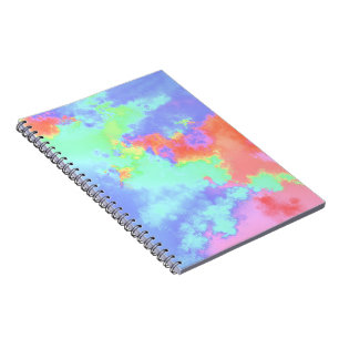 Regenboog Verfspatten effect Oranje groen blauw Notitieboek