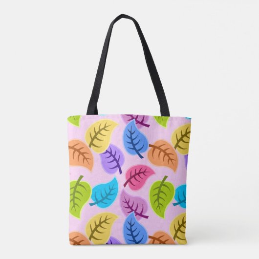 Regenboog verlaat canvas tas (Achterkant)