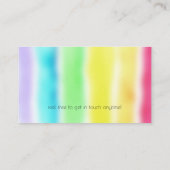 Regenboog Visitekaartje (Achterkant)