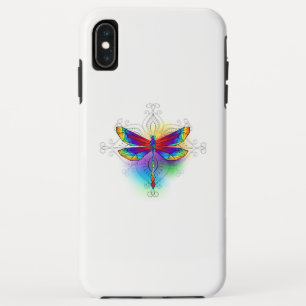 Regenboog Vlakke Libel iPhone XS Max Hoesje