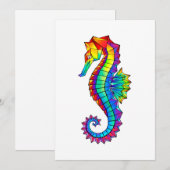 Regenboog Vlakke Zeepaard Aankondiging (Voorkant / Achterkant)