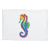 Regenboog Vlakke Zeepaard Kussensloop (Achterkant-Links)