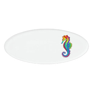 Regenboog Vlakke Zeepaard Naambadge