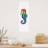 Regenboog Vlakke Zeepaard Poster (Keuken)