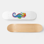 Regenboog Vlakke Zeepaard Skateboard (Horizontaal)