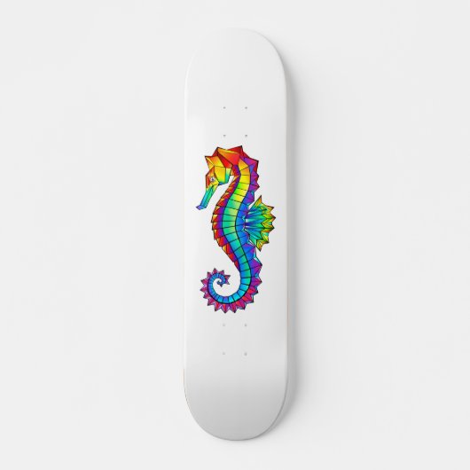 Regenboog Vlakke Zeepaard Skateboard (Voorkant)