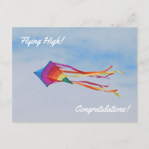Regenboog Vlieger Ansichtkaart Briefkaart