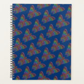 Regenboog Vlinder (donkerblauw) - Planner (Voorkant)