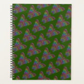 Regenboog Vlinder (donkergroen) - Planner (Voorkant)