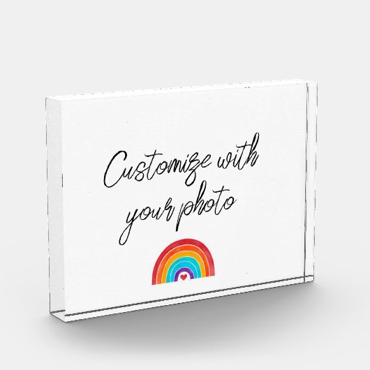 Regenboog - Voeg uw eigen foto toe (Links)