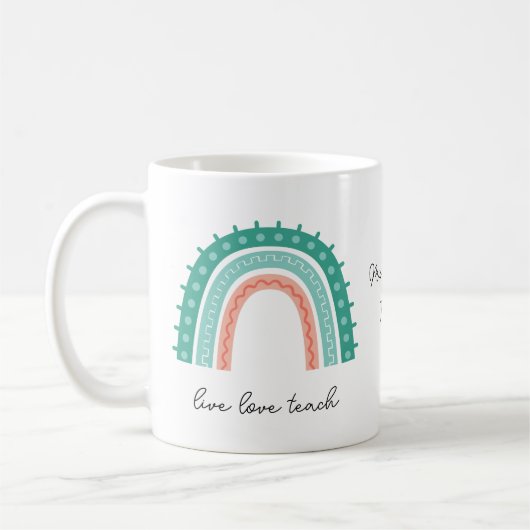 regenboog voegt uw eigen mok van de citaatkoffie t (Links)