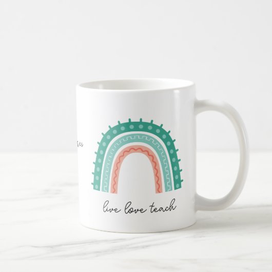 regenboog voegt uw eigen mok van de citaatkoffie t (Rechts)