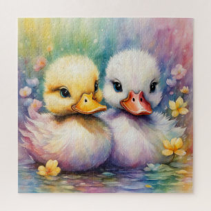 Regenboog Vogels Eend 2 Legpuzzel