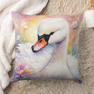 Regenboog Vogels Zwaan 3 Kussen