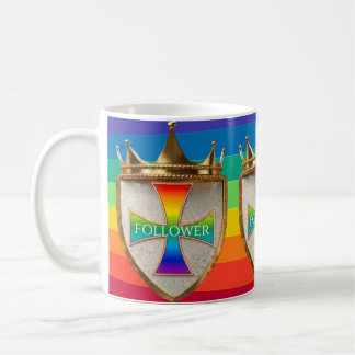 Regenboog Volger Crest Koffiemok