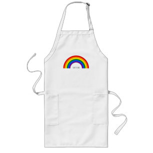 Regenboog voor Gay Pride. Liefde is Liefde. Lang Schort