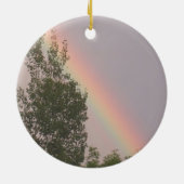 Regenboog voor Kerstmis Keramisch Ornament (Achterkant)