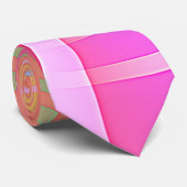 Regenboog Vortex Draaikolk  Stropdas (Opgerold)