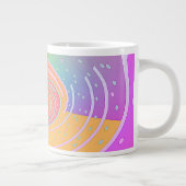Regenboog Vortex Werveling Extra Grote Beker (Rechts)