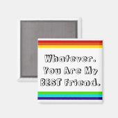 regenboog vriendschap magneet (Voorkant / Achterkant)