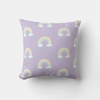 REGENBOOG WATERCOLOR PATROON KUSSEN