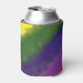 Regenboog Waterverf Aangepast Blikjeskoeler (Blikje Voorkant)