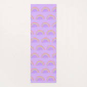Regenboog waterverf aangepaste scriptnaam yogamat (Achterkant)