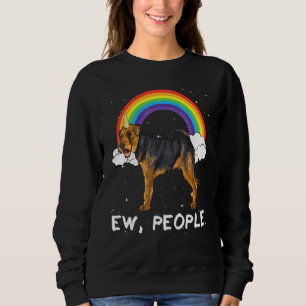Regenboog Welshe Terrier Ew Mensen Eenhoorn Hond Trui