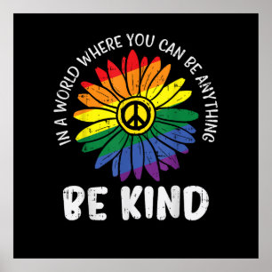 Regenboog Wereld Vriendelijk Poster