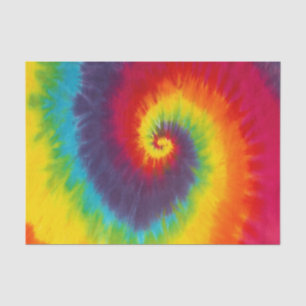 Regenboog Wervel Tie Dye Hippie Koel Tissuepapier