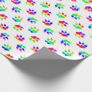 Regenboog Wolf Klauw Inpakpapier