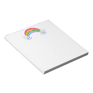 Regenboog Wolken Notitieblok