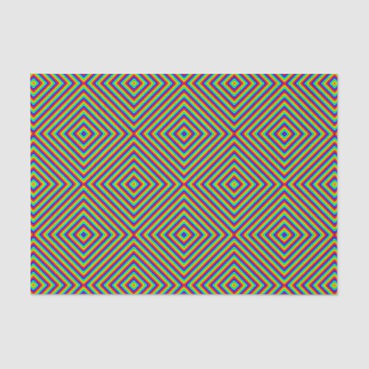 Regenboog X - Tissuepapier (Voorkant)