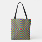 Regenboog X - Tote Draagtas (Achterkant)
