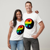 Regenboog Yin Yang LGBTQ trots symbool