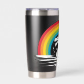 regenboog Zee monster Geïsoleerde Drinkbeker (Voorkant)