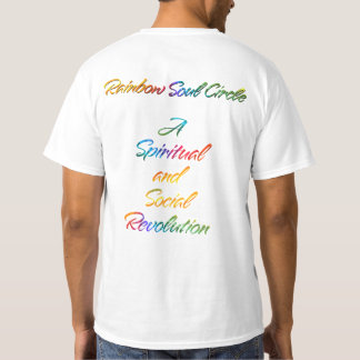 Regenboog Ziel Cirkel T-shirt