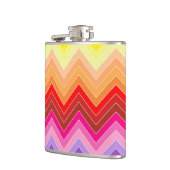 Regenboog Zig Zag Heupfles (Links)