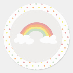Regenboog & zonneschijn Stickers