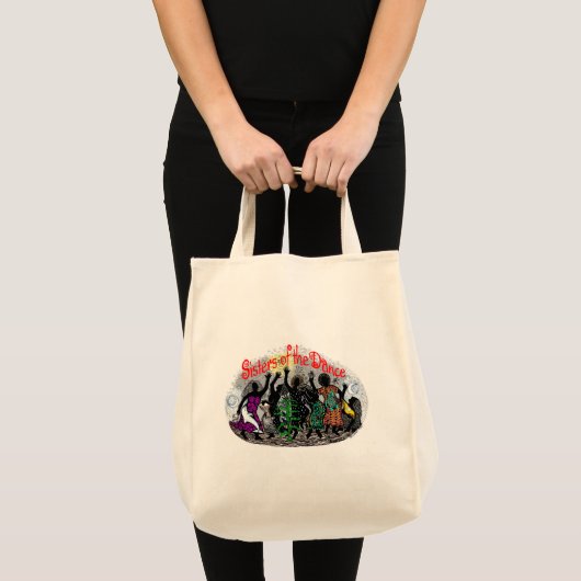 Regenboog - zussen van de Dance Canvas tas (Voorkant (product))