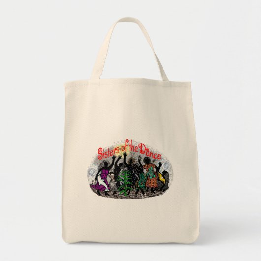 Regenboog - zussen van de Dance Canvas tas (Voorkant)