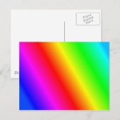 Regenboogachtergrond Briefkaart (Voorkant / Achterkant)