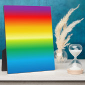 regenboogachtergrondkleur fotoplaat (Zijkant)