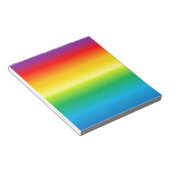 regenboogachtergrondkleur notitieblok (Schuin)