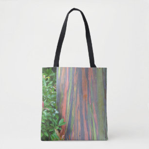 Regenboogachtige eucalyptusboom draagtas